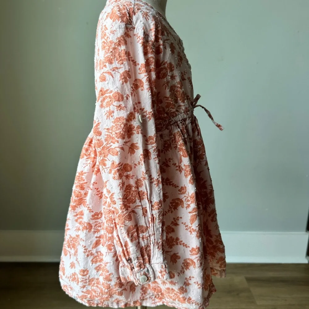 FREE PLANET Floral Button-Up Dress SIZE 6X - Picture 4 of 12